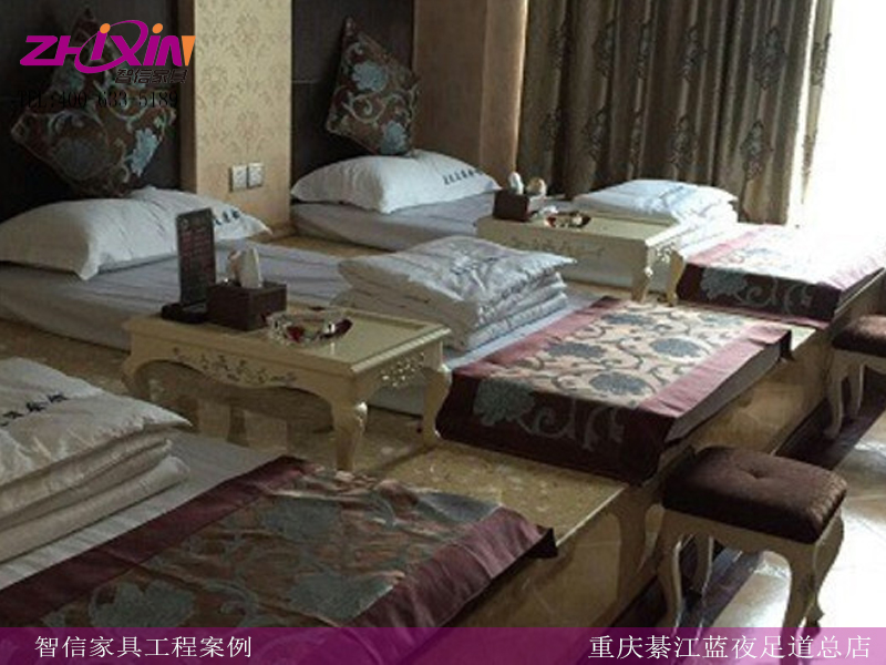 重庆地区，綦江蓝夜足道,重庆哪里有足疗沙发,重庆足浴沙发厂家,重庆足浴炕床,足浴炕床厂家,智信家具